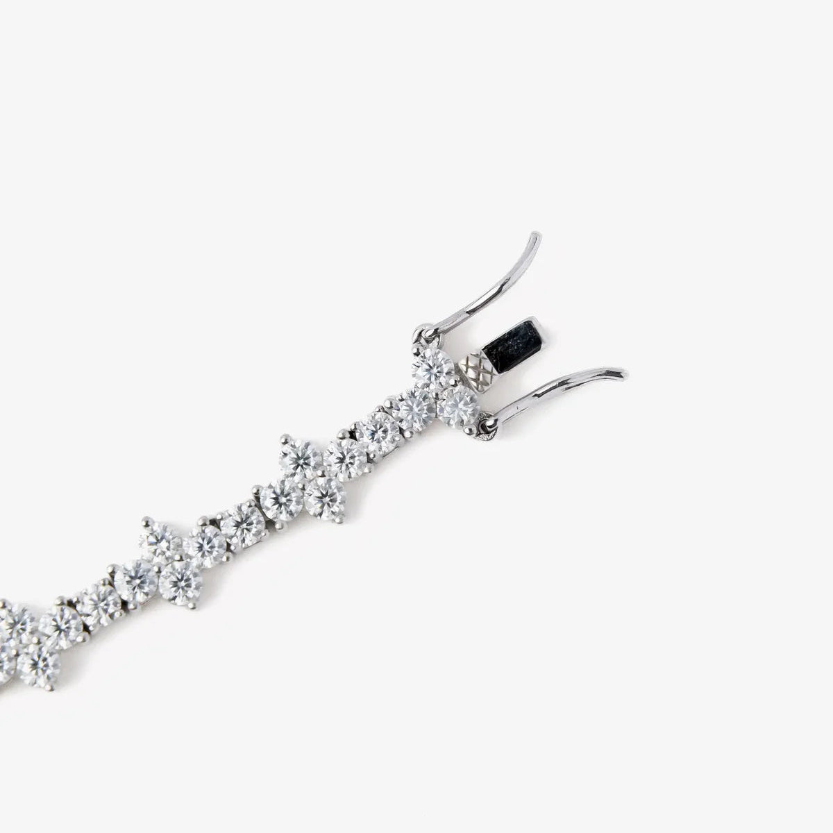 Moissanite Cross Tennis Bracelet