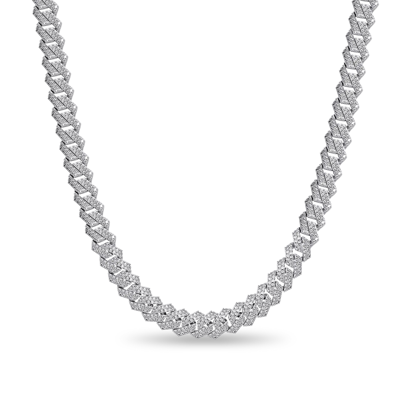 Moissanite Cuban Link Chain - 10mm