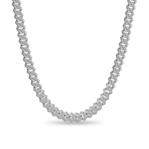 Moissanite Cuban Link Chain - 10mm