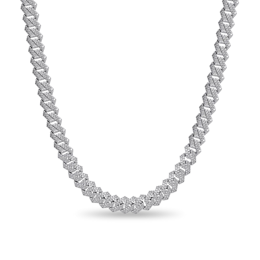 Moissanite Cuban Link Chain - 10mm