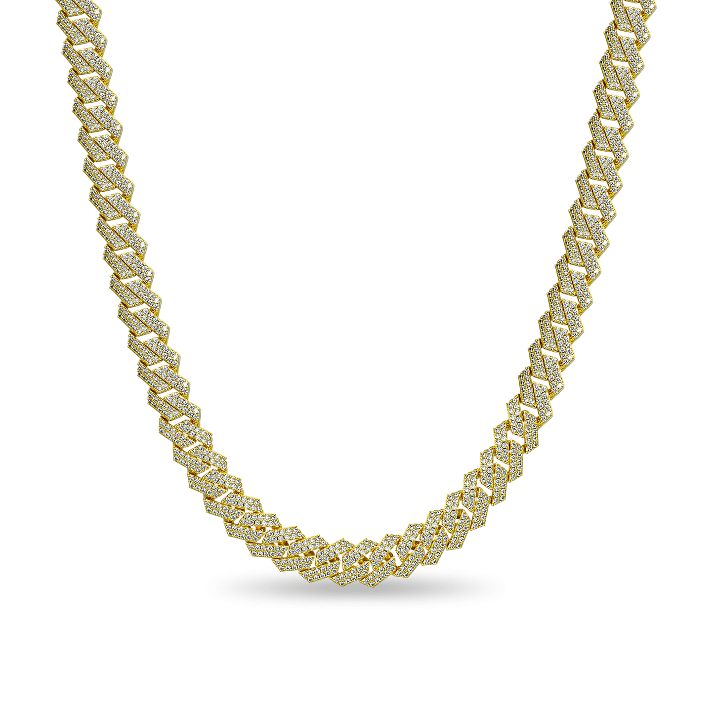 Moissanite Cuban Link Chain - 10mm