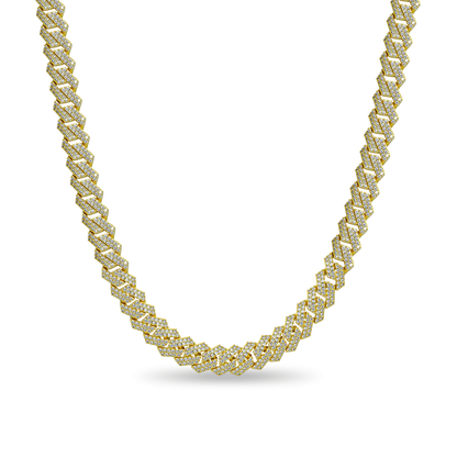 Moissanite Cuban Link Chain - 10mm