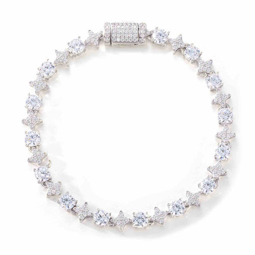 Moissanite Star Tennis Bracelet