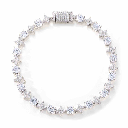 Moissanite Star Tennis Bracelet