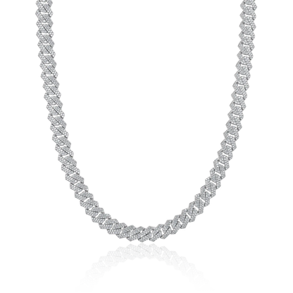 Moissanite Cuban Link Chain - 8mm