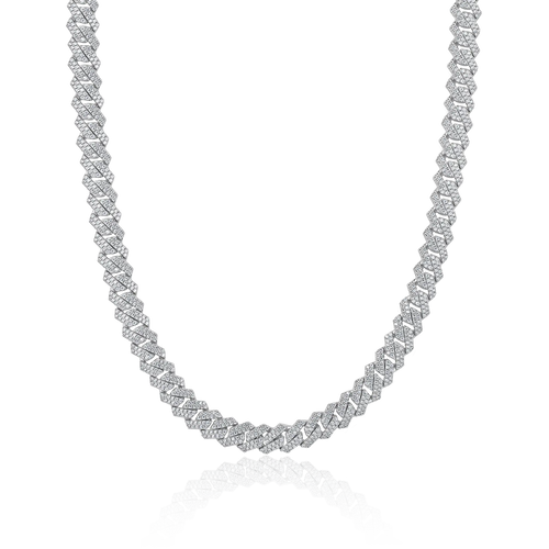 Moissanite Cuban Link Chain - 8mm