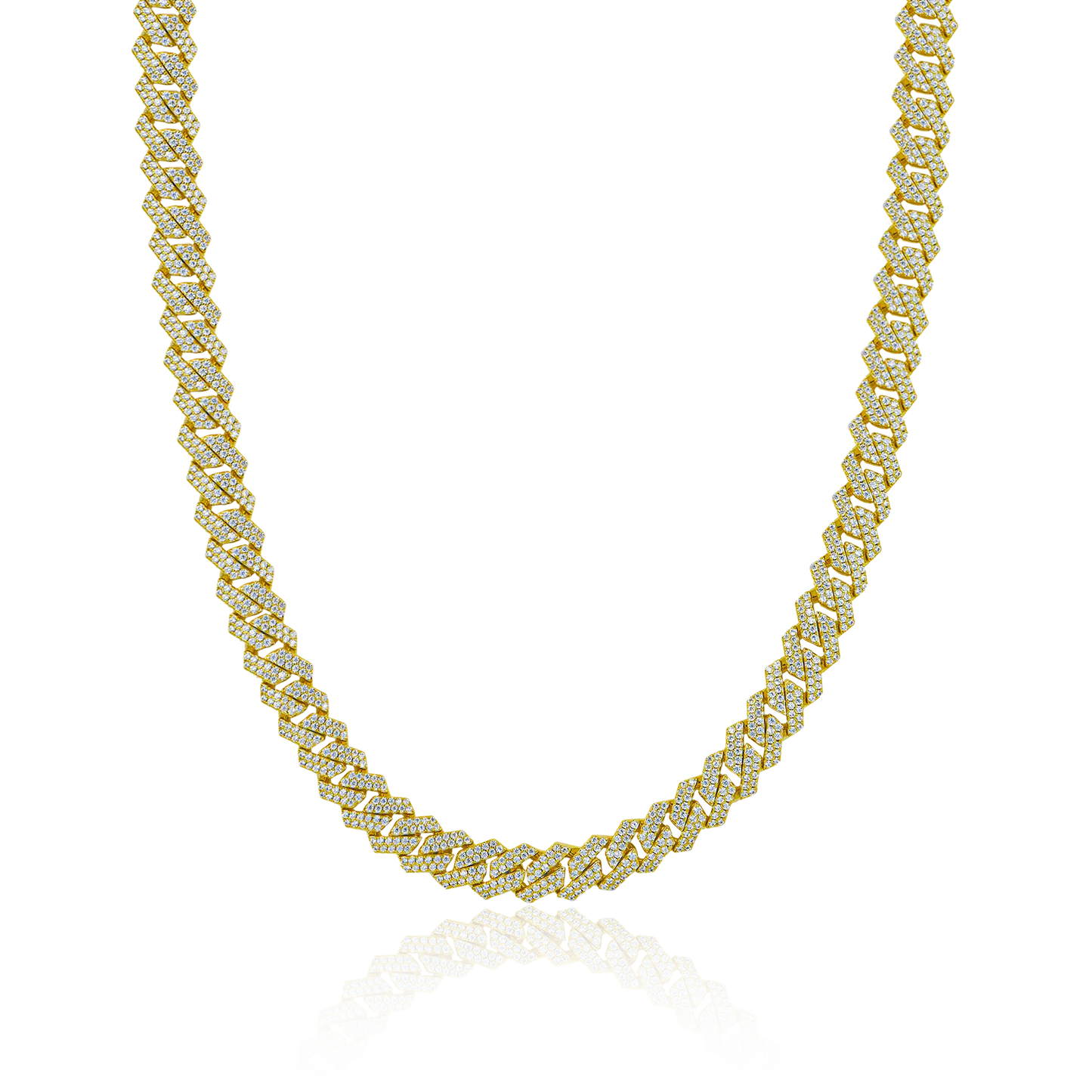 Moissanite Cuban Link Chain - 8mm
