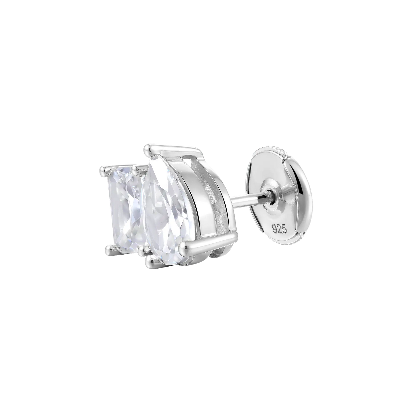 4CT Moissanite Double Earring