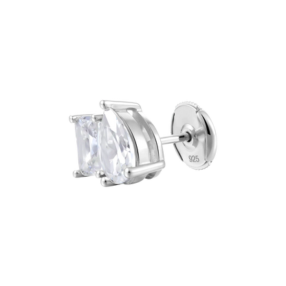 4CT Moissanite Double Earring