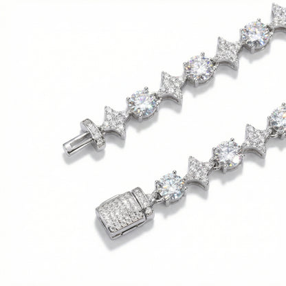 Moissanite Star Tennis Bracelet